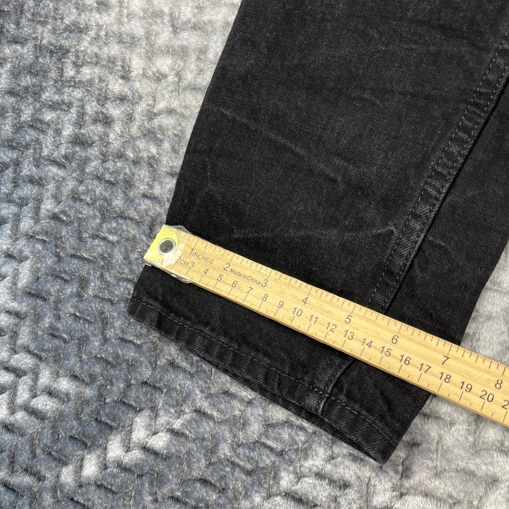 Urban Pipeline Max Flex Jeans Mens 34x34 Black Cotton Denim Straight Slim Fit - Picture 7 of 10